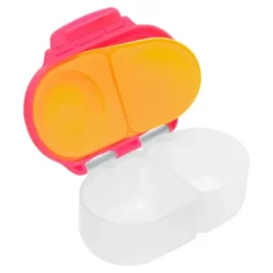 Kinder Snackbox mit 2 Fächern 500 ml pink