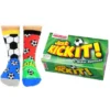 Kindersocken Fußball - Geschenkbox KICK IT - 6 Socken - Gr. 30½-38½