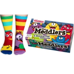 Kindersocken Monster - Geschenkbox THE MEDDLER - 6 Socken - Gr. 30½-38½