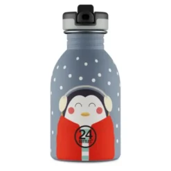 Kindertrinkflasche KIDS BOTTLE 0,25 l - Happy Penguin, glücklicher Pinguin