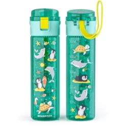 Kindertrinkflasche mit Stimmungs Skala, 0,5 l Meerestiere