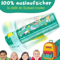 Kindertrinkflasche mit Stimmungs Skala, 0,5 l Meerestiere