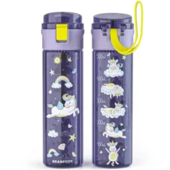 Kindertrinkflasche mit Stimmungs Skala, 0,5 l Einhorn