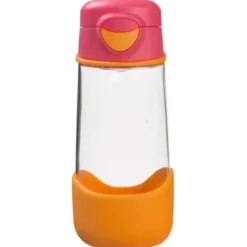 Kindertrinkflasche sport spout 450 ml rot-orange