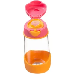 Kindertrinkflasche sport spout 450 ml rot-orange