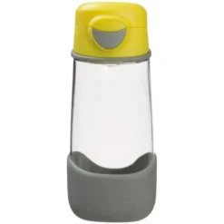 Kindertrinkflasche sport spout 450 ml gelb-grau