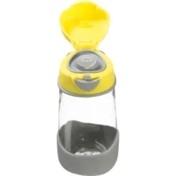 Kindertrinkflasche sport spout 450 ml gelb-grau