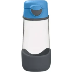 Kindertrinkflasche sport spout 450 ml grau-blau