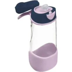 Kindertrinkflasche sport spout 450 ml rosa-blau