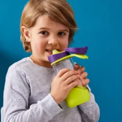 Kindertrinkflasche sport spout 450 ml mint-lila