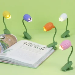 Klemmlicht TULIP - Leselicht Tulpe weiß