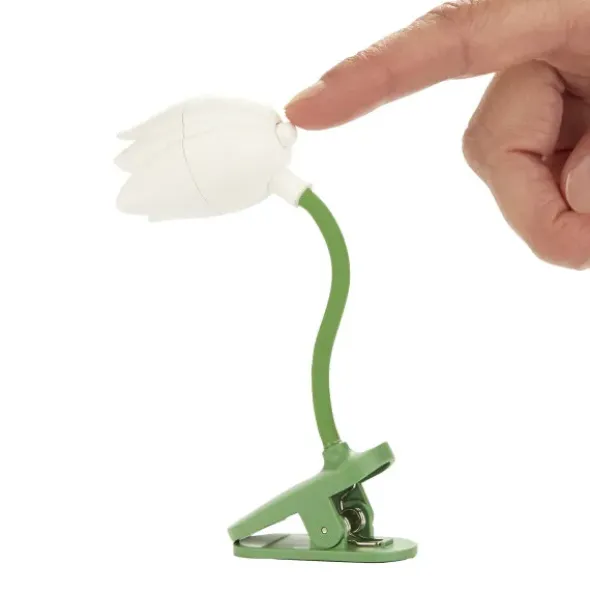 Klemmlicht TULIP - Leselicht Tulpe weiß