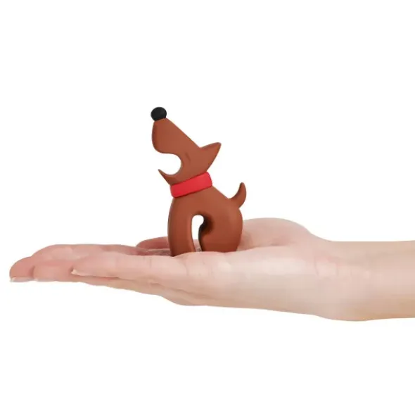 Kochlöffelhalter & Topfdeckelwächter Hund - BUDDY braun