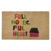 Kokos Fußmatte FULL HOUSE FULL HEART 75 x 46 cm
