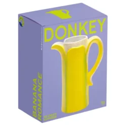 Krug Banane - Karaffe Keramik gelb 1,3 l
