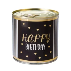 Kuchen in der Dose CANCAKE - Happy Birthday black