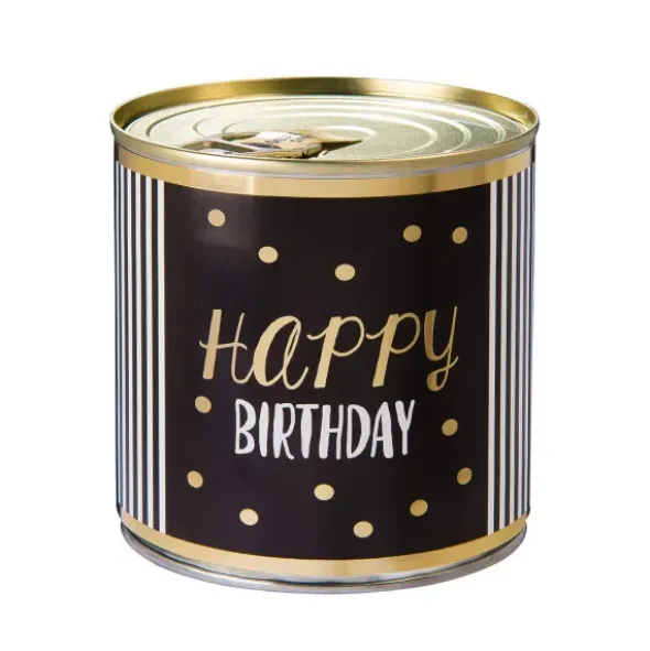 Kuchen in der Dose CANCAKE - Happy Birthday black