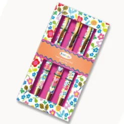 Kugelschreiber 3er-Set - bunte Kugelschreiber im Blumen-Design