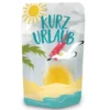 Kurzurlaub, Schleckmuschel + Schirmchen