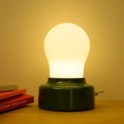 Lampe BULB LIGHT LED - grün (Batteriebetrieb)