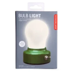 Lampe BULB LIGHT LED - grün (Batteriebetrieb)