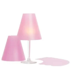 Lampenschirme ZARTE HELENE 3er Set, rosa