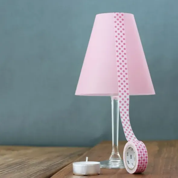 Lampenschirme ZARTE HELENE 3er Set, rosa