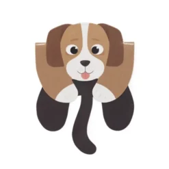 Lesezeichen Hund magnetisch auf Geschenkkarte, braun-weiß SNOOP