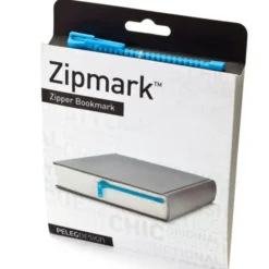 Lesezeichen Reißverschluss Zipmark - blau