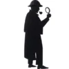 Lesezeichen Sherlock, Kunststoff schwarz