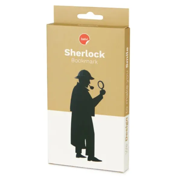 Lesezeichen Sherlock, Kunststoff schwarz