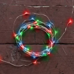 Lichterkette Kupferdraht Multicolor String Lights - 20 LEDs bunt - Batteriebetrieb