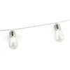 Lichterkette mit Edison-Glühlampen - 10 LED Lampen - Batteriebetrieb