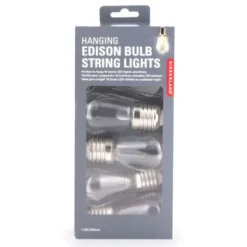 Lichterkette mit Edison-Glühlampen - 10 LED Lampen - Batteriebetrieb