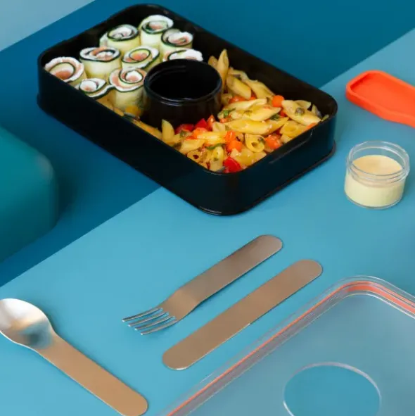 Lunchbox ALL-IN-1 SET - ATLANTIC BAY (petrolblau)