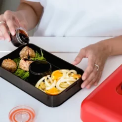 Lunchbox ALL-IN-1 SET - HOT RED (rot)