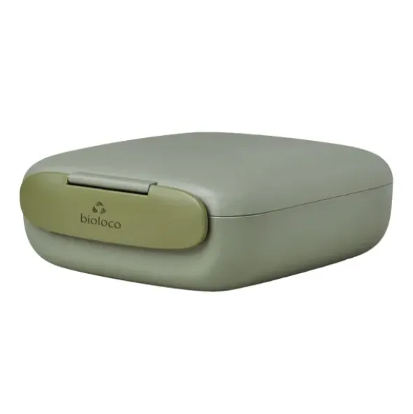 Lunchbox BIOLOCO URBAN PLANT square - olive
