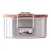 Lunchbox Edelstahl mit Holzdeckel WOOD CLIP L