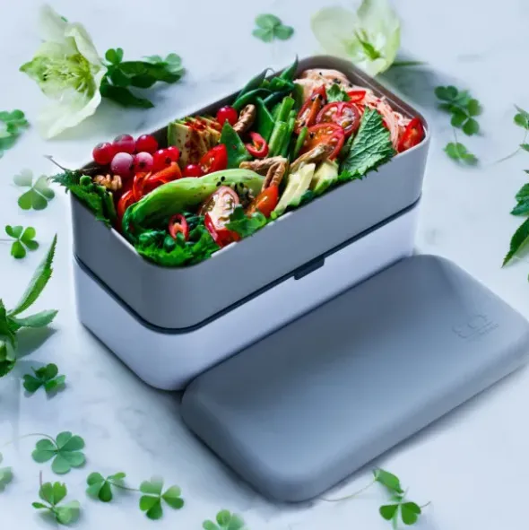 Lunchbox MB ORIGINAL Bento Box, natural blau