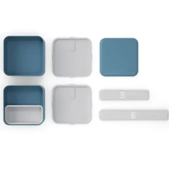 Lunchbox MB SQUARE Bento Box, denim