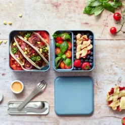 Lunchbox MB SQUARE Bento Box, denim