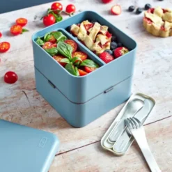 Lunchbox MB SQUARE Bento Box, denim
