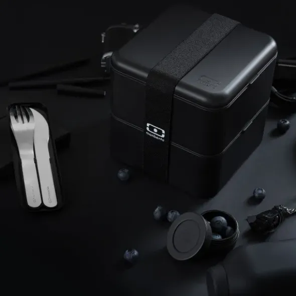 Lunchbox MB SQUARE Bento Box, schwarz