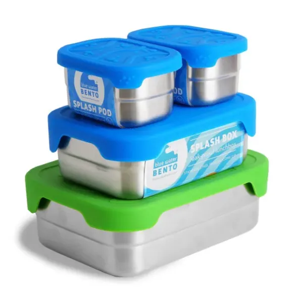 Lunchdose Edelstahl eckig - SPLASH POD 240 ml