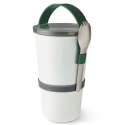 Lunchpot ORIGINAL mit Göffel 600 + 300 ml, olive
