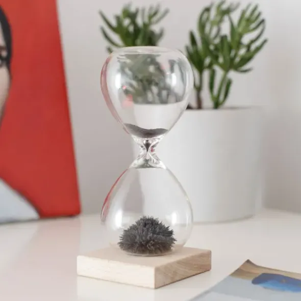 Magnetische Sanduhr Glas MAGNETIC HOURGLASS