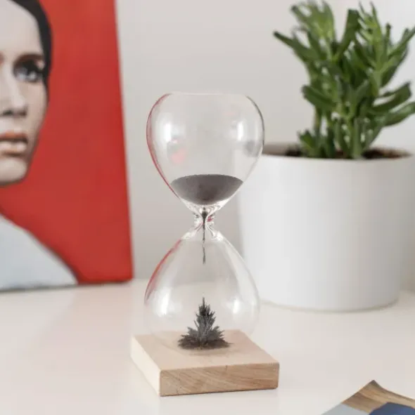Magnetische Sanduhr Glas MAGNETIC HOURGLASS