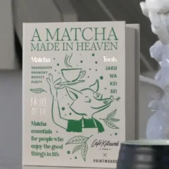 Matcha Set im Aufbewahrungsbuch 3-teilig – Zubehör für Matcha Zubereitung
