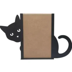 Metall Fotorahmen Katze schwarz - Hochformat