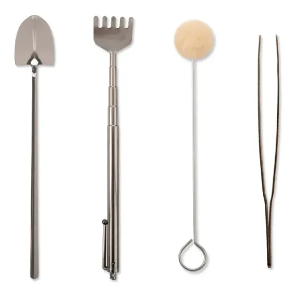Mini Pflanzwerkzeug Set aus Edelstahl - Mini Garden Tools 4-teilig